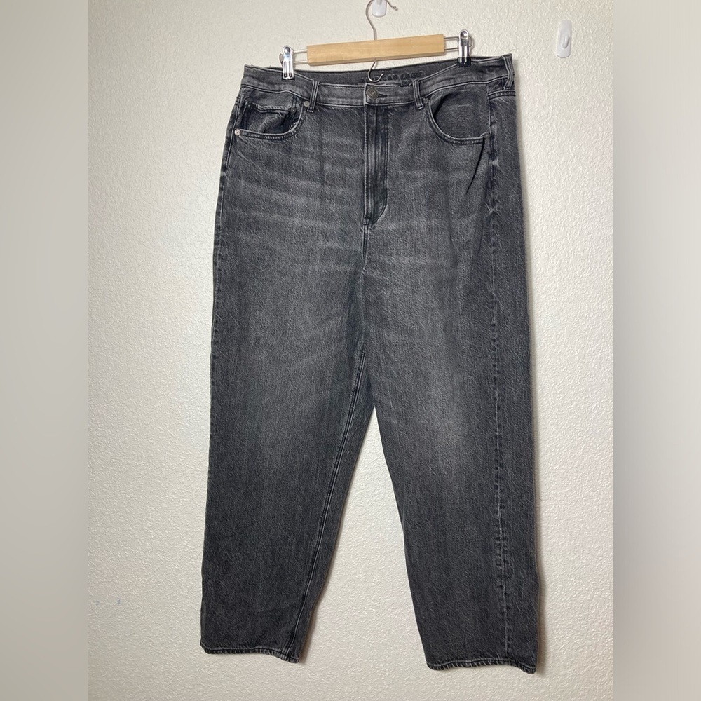 American Eagle baggy jean black Womens 18 Short